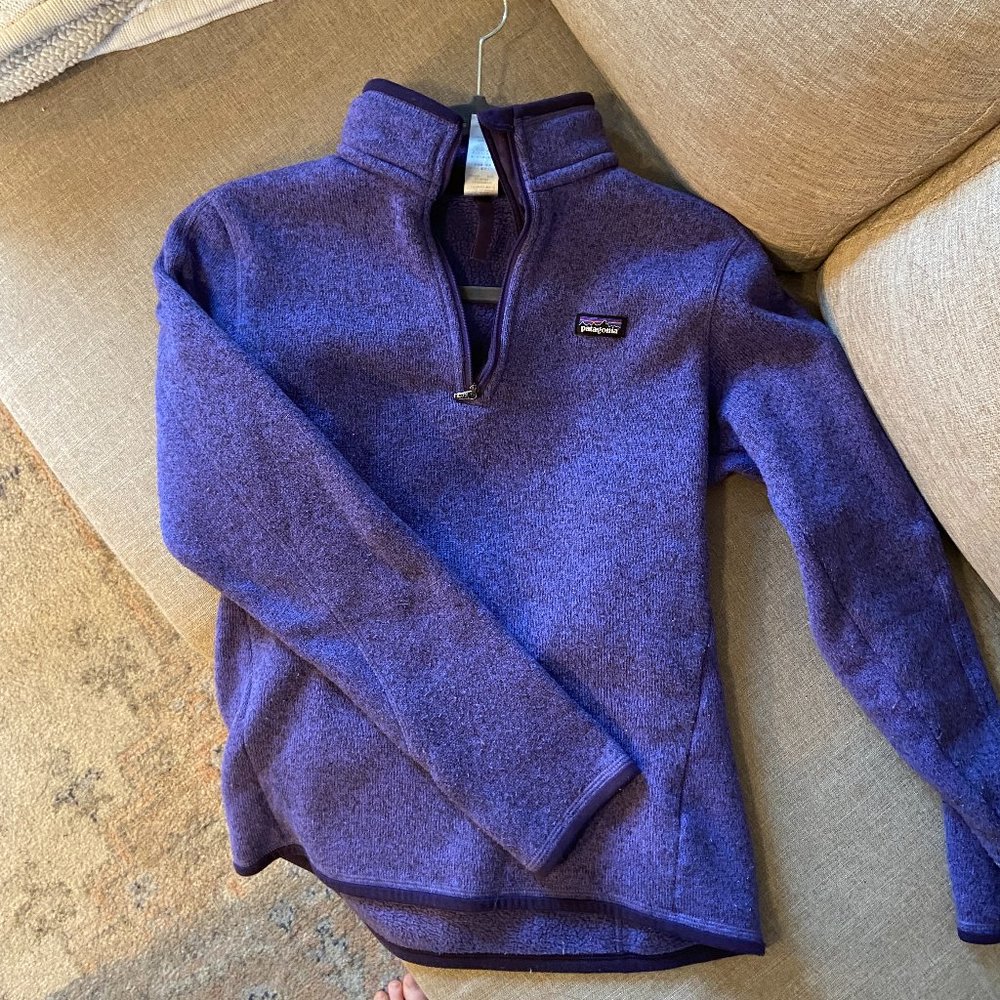 Purple Patagonia Sweatshirt